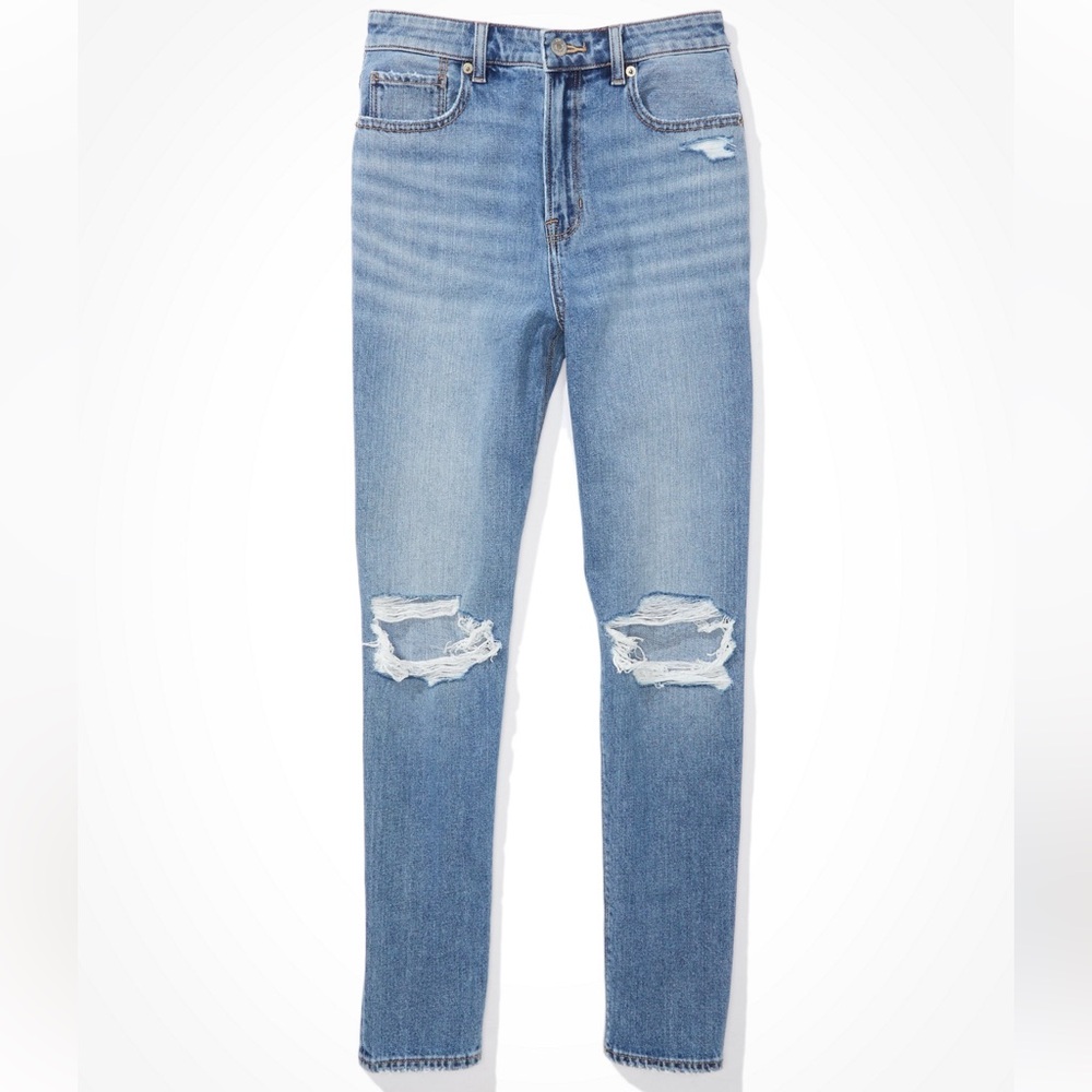 American Eagle Ripped Mom Jean